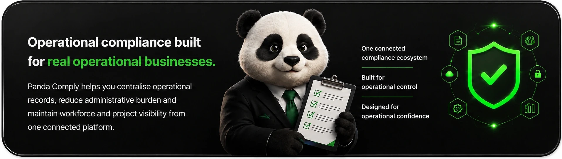 Operational compliance built for real operational businesses — Panda Comply